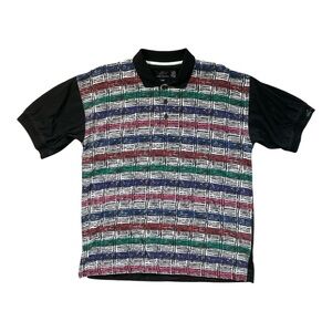 Greg Norman Collection Polo, Black, Size Medium